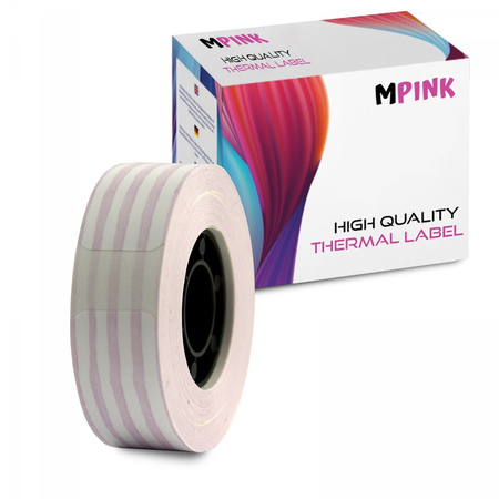 Termiczna taśma papier do etykiet MP-RL-15*30*230PT-PO Pink Border