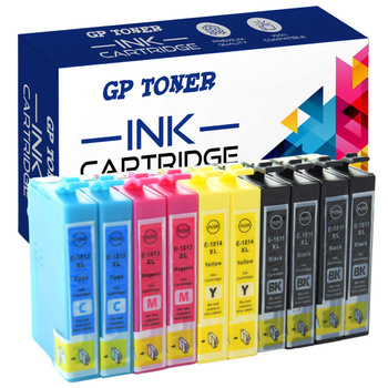 10x Tinte für Epson E1816XL GP-E1816XL CMYKK x2